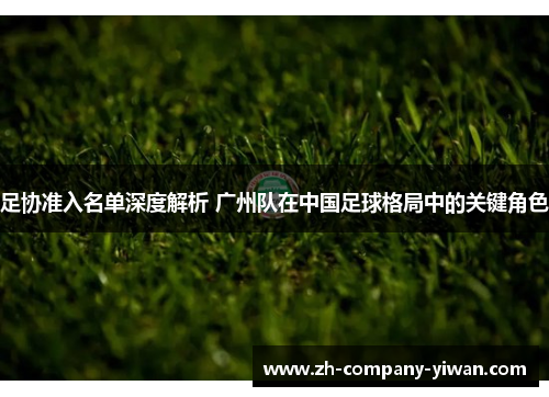 足协准入名单深度解析 广州队在中国足球格局中的关键角色 足协准入名单深度解析 广州队在中国足球格局中的关键角色